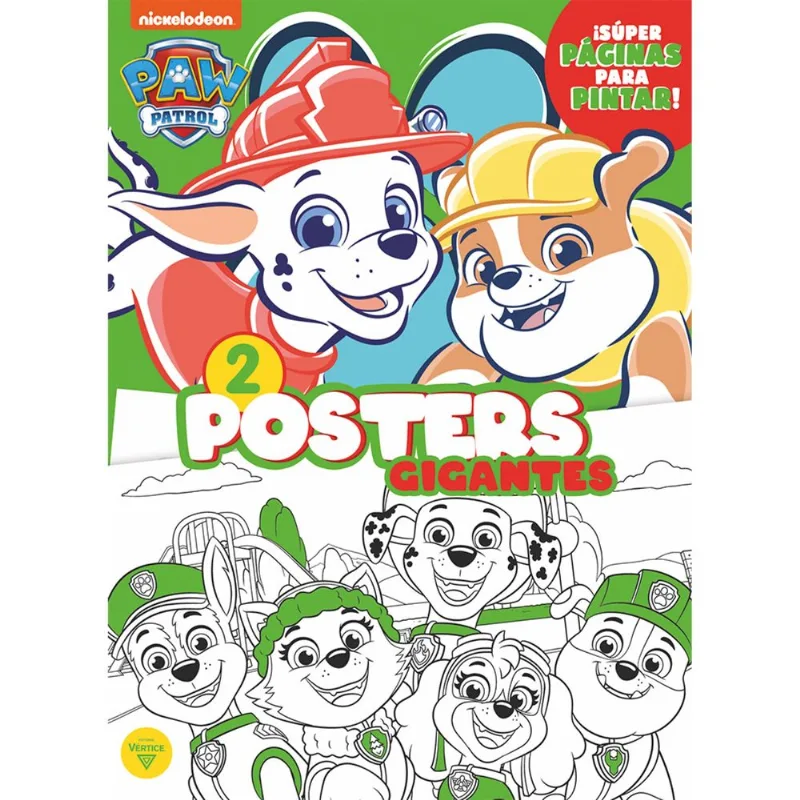 Libro Paw Patrol posters gigante