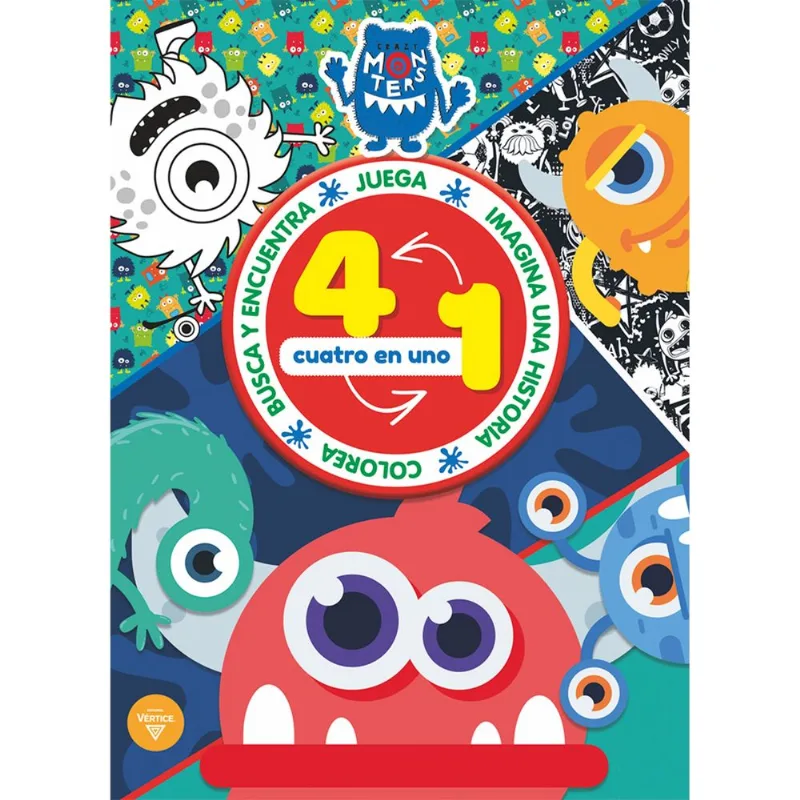 Libro Monstruos-4 En 1