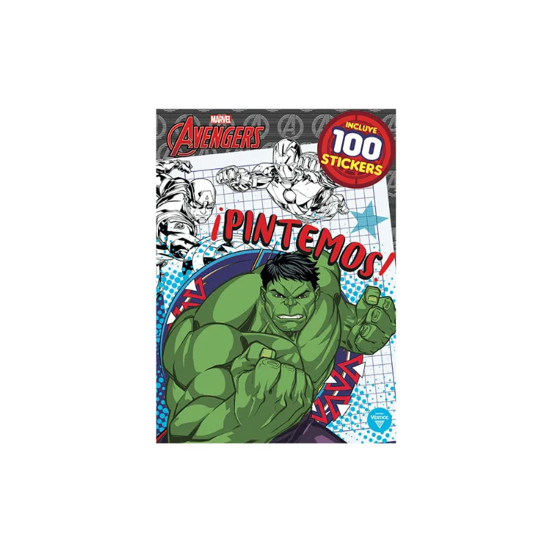 Avengers-pintemos 100 Stickers Vertice