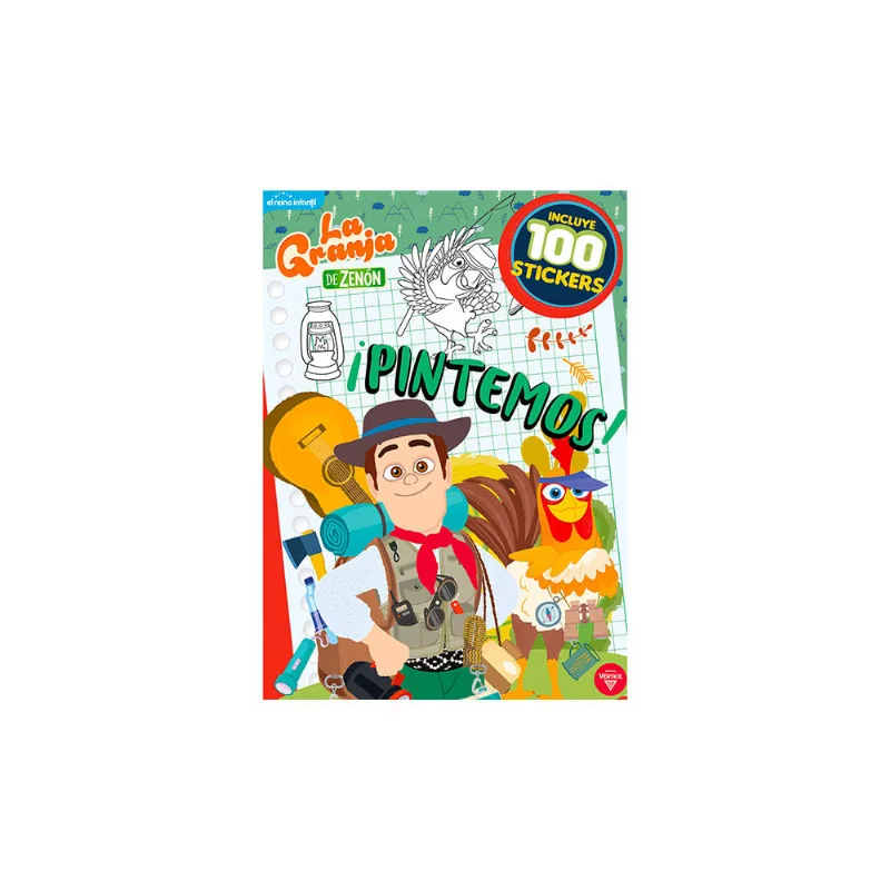 Reino Infantil-pintemos 100 Stickers Vertice