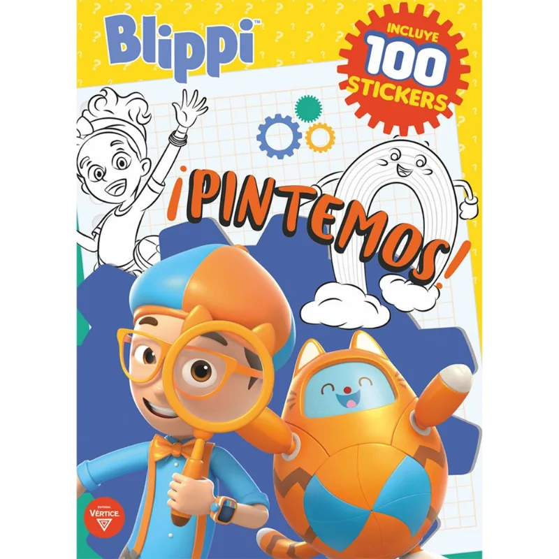 Libro Blippi, pintemos
