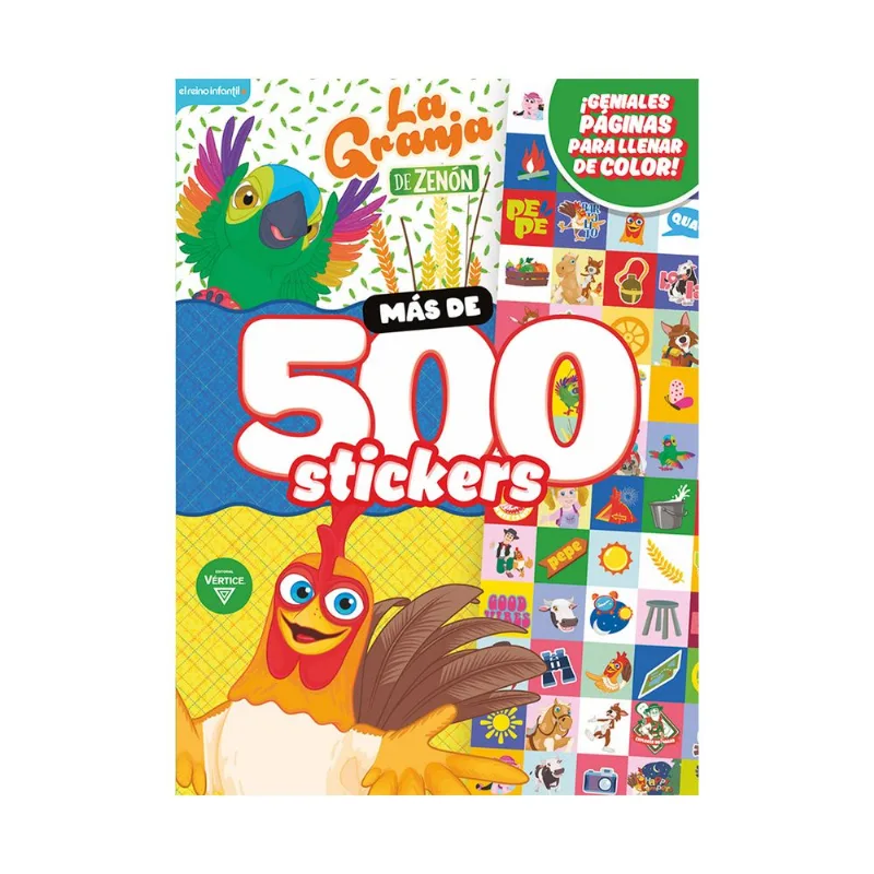 Libro Reino infantil-500 stickers