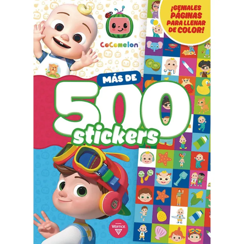 Libro Cocomelon-500 stickers