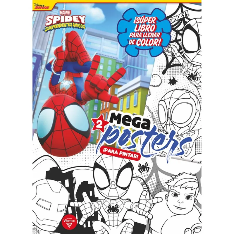 Libro Spidey - Coloring Con Poster