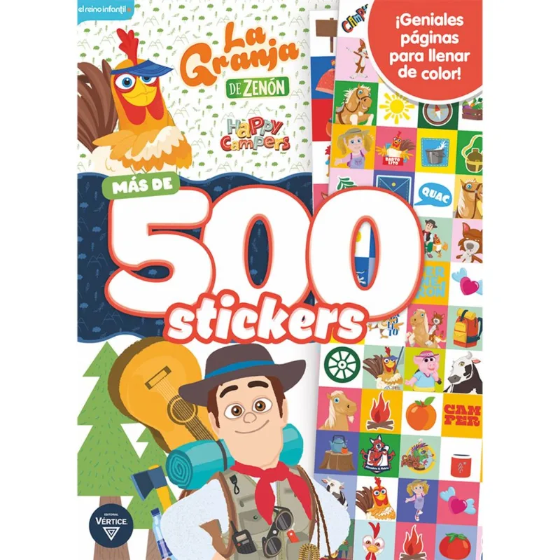 Libro Reino Infantil-500 Stickers