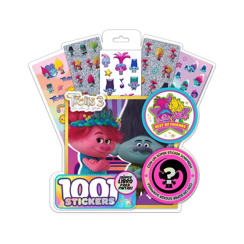 Libro Col. Blister 1001 Stickers Vertice