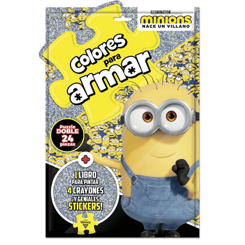 Libro Minions-Colores Para Armar 2