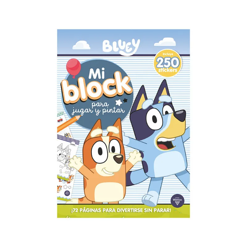 Libro Bluey-mi Block Para Jugar Vertice