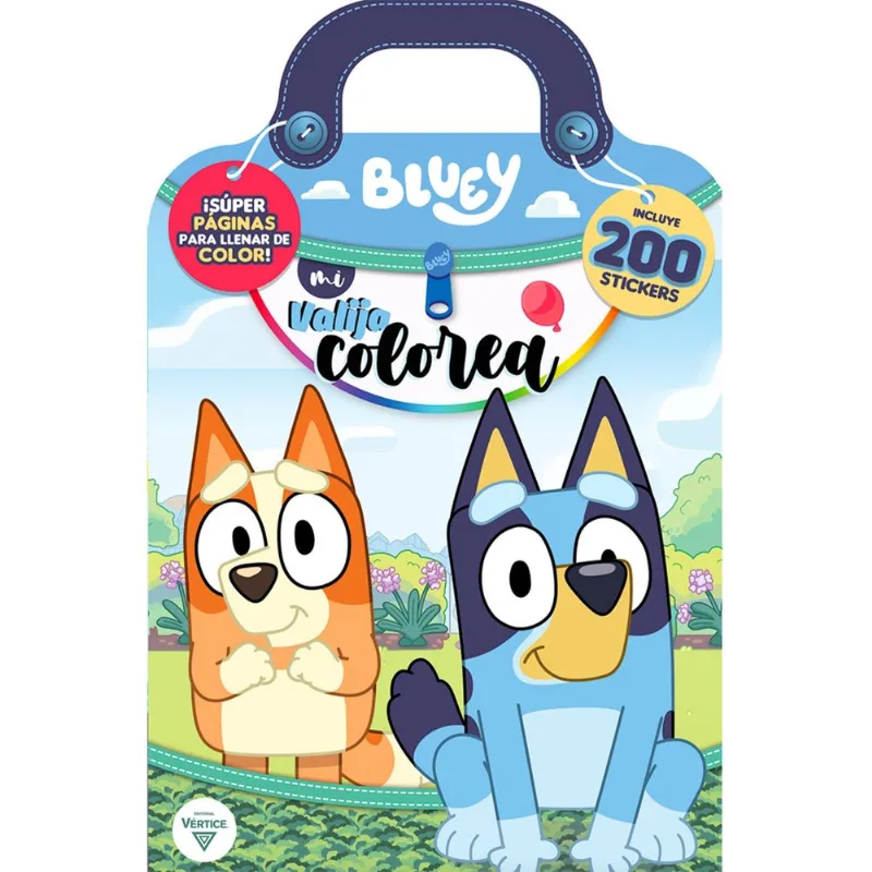 Libro Bluey-Mi Valija Colorea