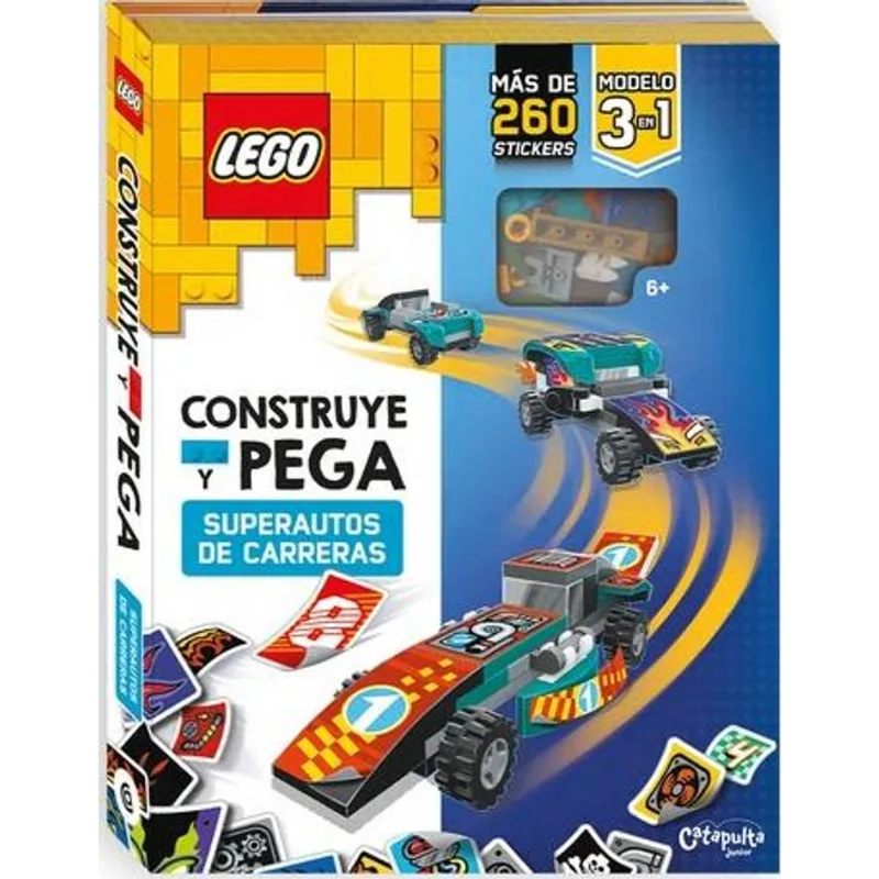 CONSTRUYE Y PEGA SUPERAUTOS DE CARRERA - LEGO - Andrysiak, Maciei CONSTRUYE Y PEGA SUPERAUTOS DE CARRERA - LEGO