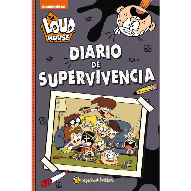 Libro Diario de Supervivencia The Loud House Nickelodeon