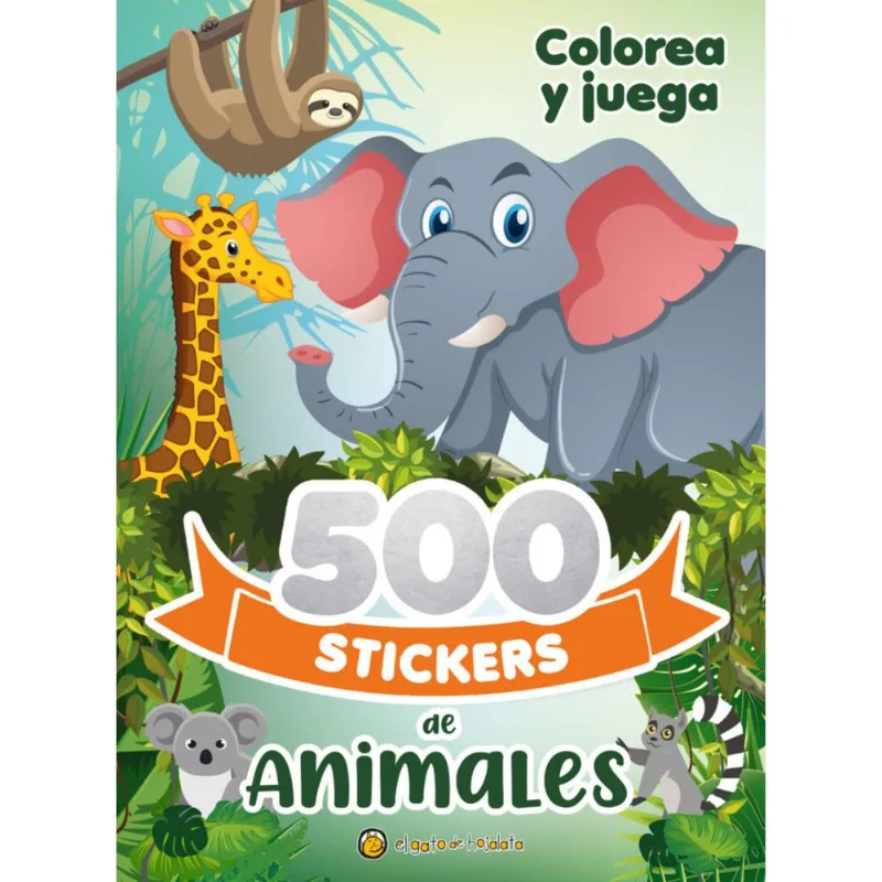 Libro 500 stickers Animales