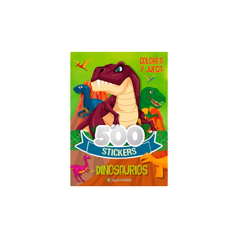 Dinosaurios 500 Stickers 3 Guadal Dinosaurios-500 Stickers 3 - Guadal