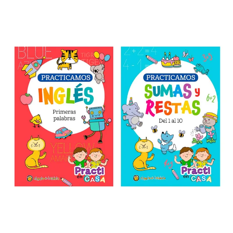Libro Infantil Practicamos Inglés Primeras Palabras El Gato de Hojalata