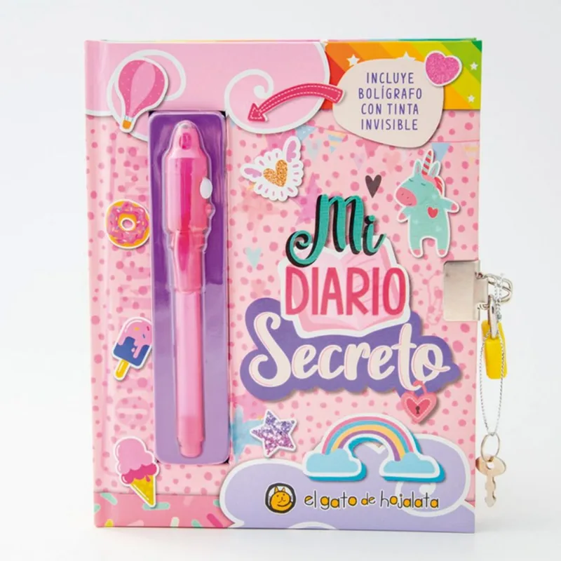Libro Mi diario secreto rosa