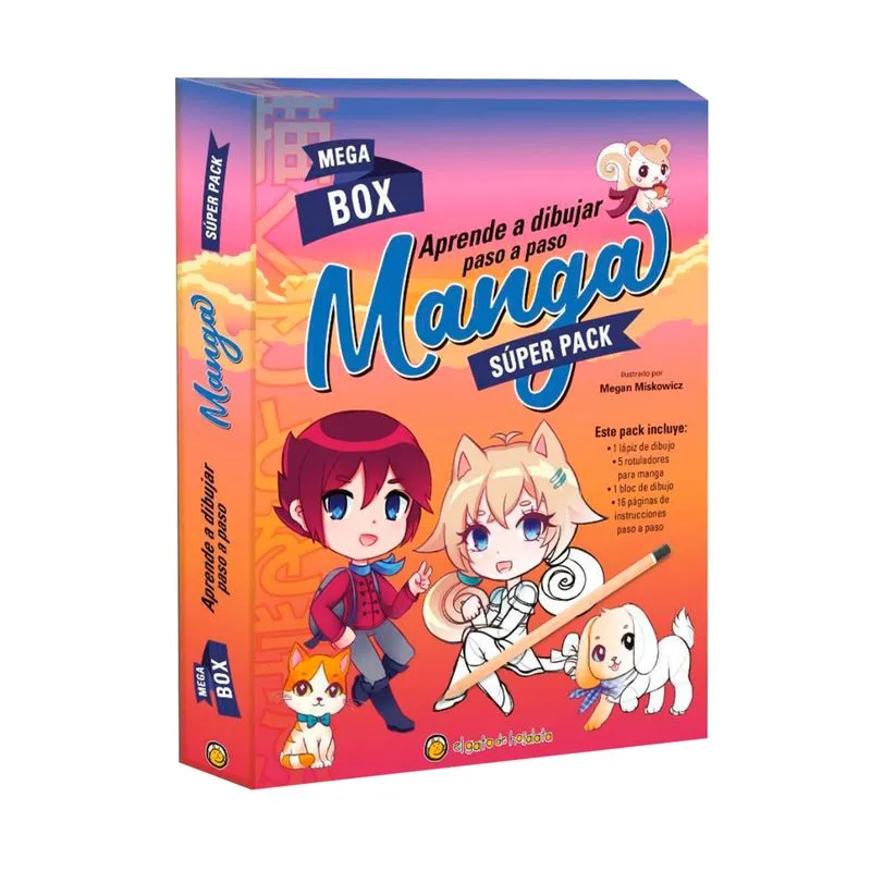 Mega box: aprende a dibujar paso a paso manga
