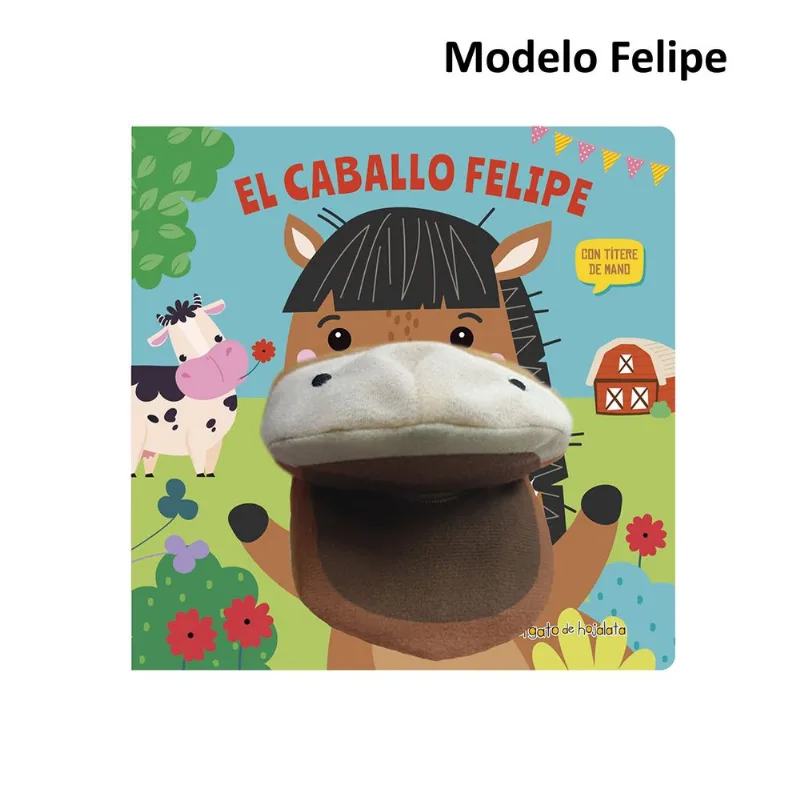 Libro colorear cuentos con titeres (Modelos Surtidos)