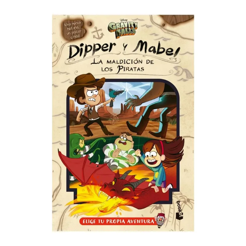 Libro Gravity Falls-La Maldicion De Los Pirata