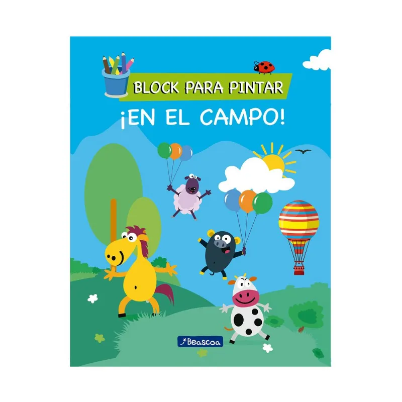 Libro Block para pintar en el campo