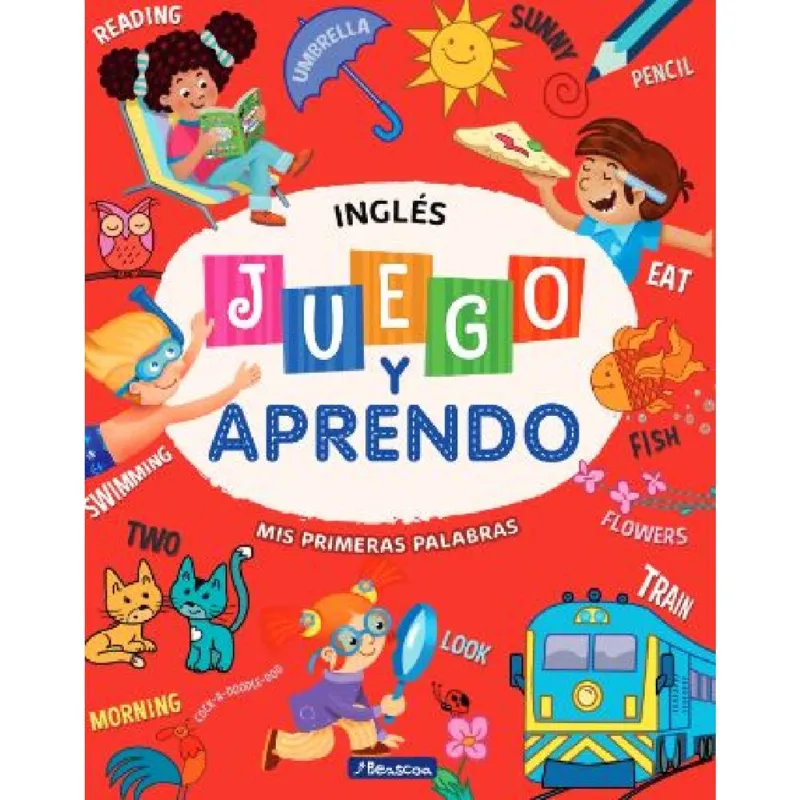 Libro Palabras en inglés, juego y aprendo de Infantil