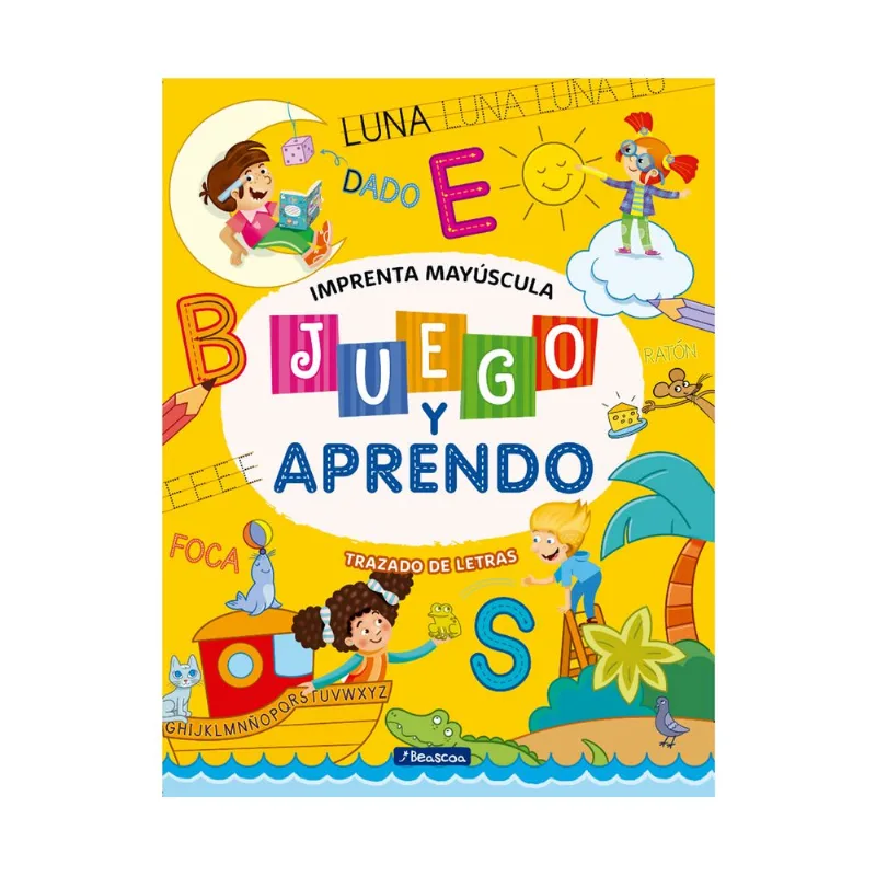 Libro Imprenta mayúscula juego y aprendo