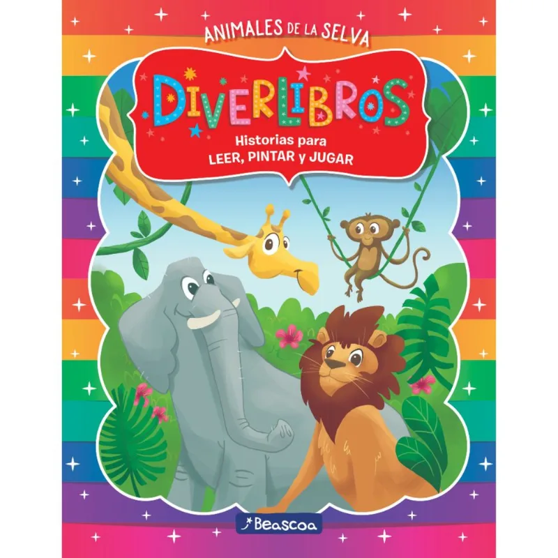 Libro Diverlibros animales de la selva