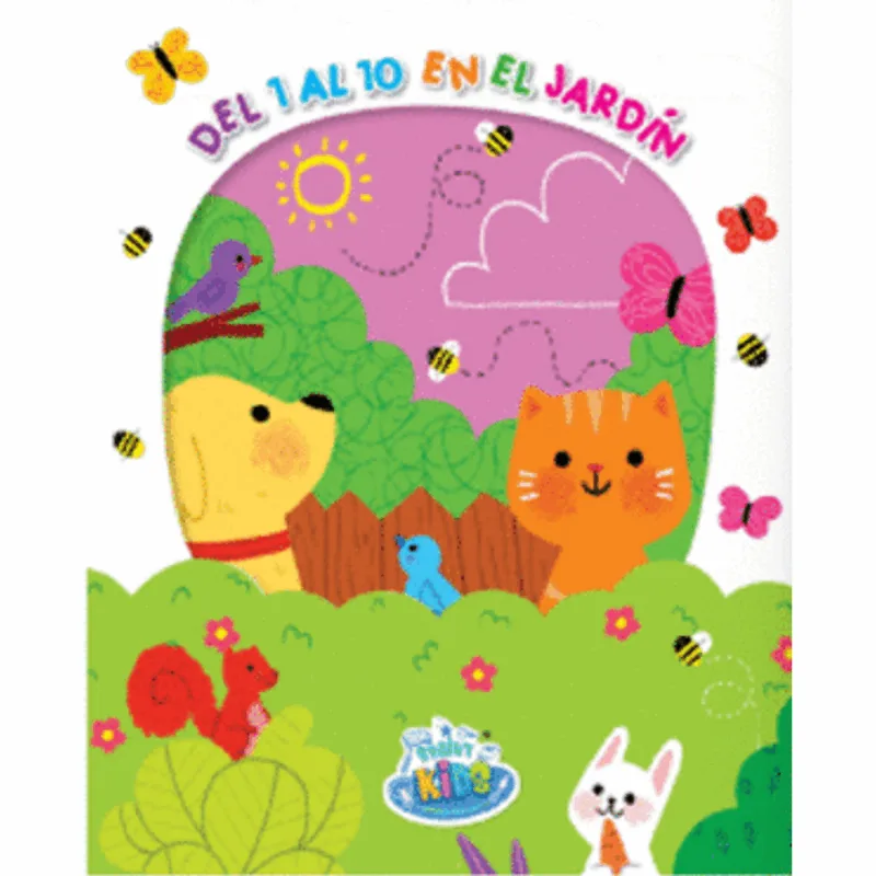 Del 1 al 10 en el jardin Del 1 al 10 en el jardín
