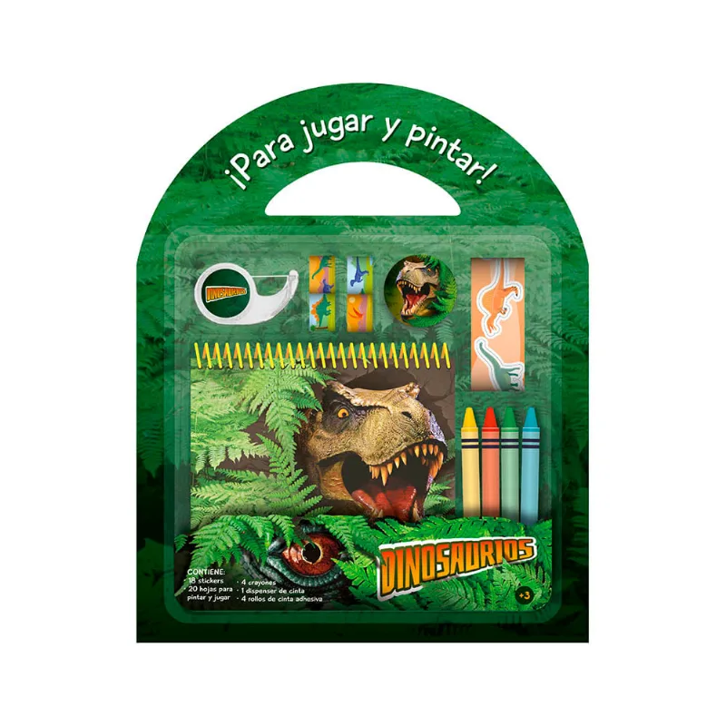 Para Jugar Y Pintar Dinosaurios