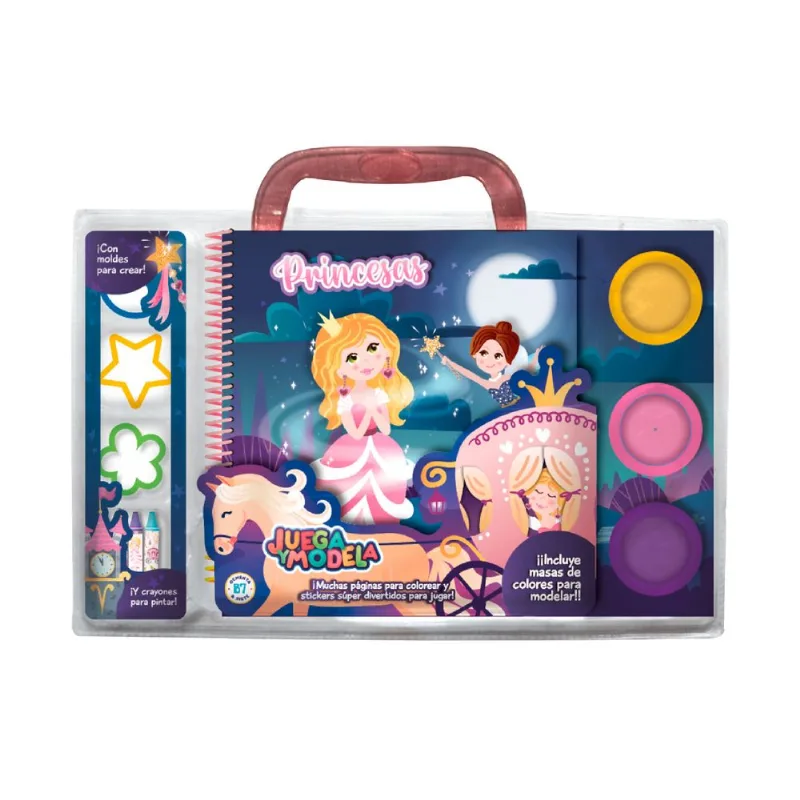 Libro juega y modela princesas