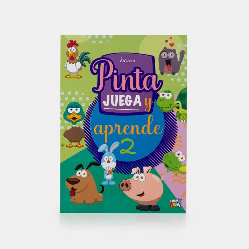 Súper pinta, juega y aprende 2