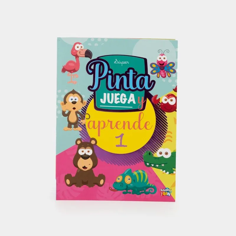 Súper pinta, juega y aprende 1