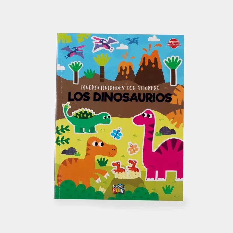 Los diveractividades con stickers/ los dinosaurios