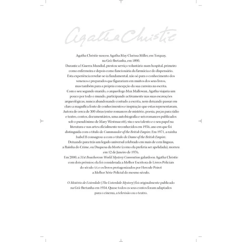 O Misterio de Listerdale