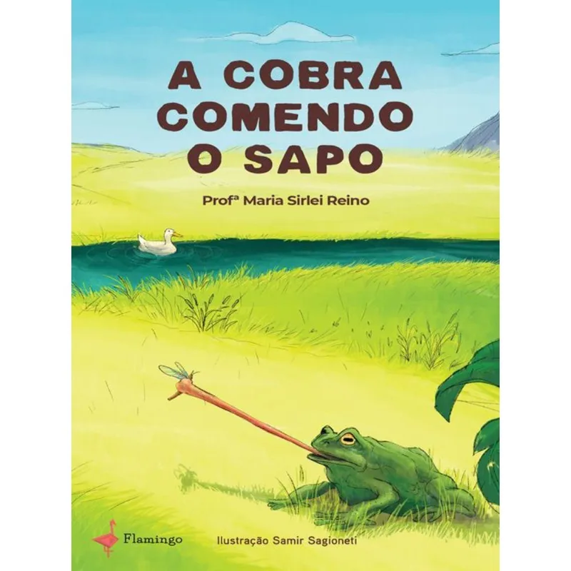 A COBRA COMENDO O SAPO