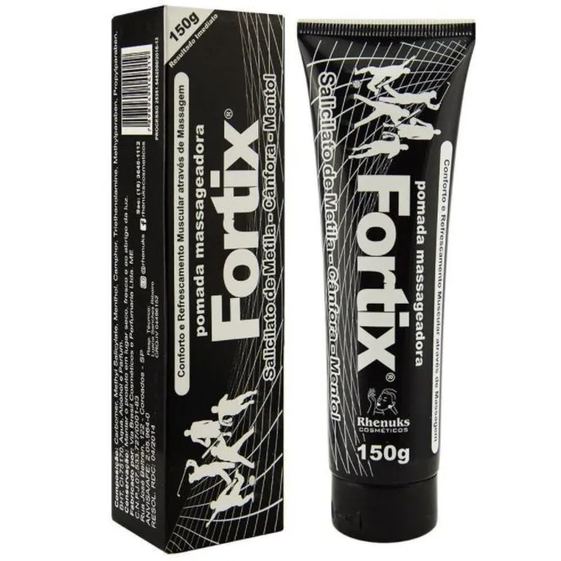 12 Unidades Pomada Massageadora Fortix 150g Rhenuks