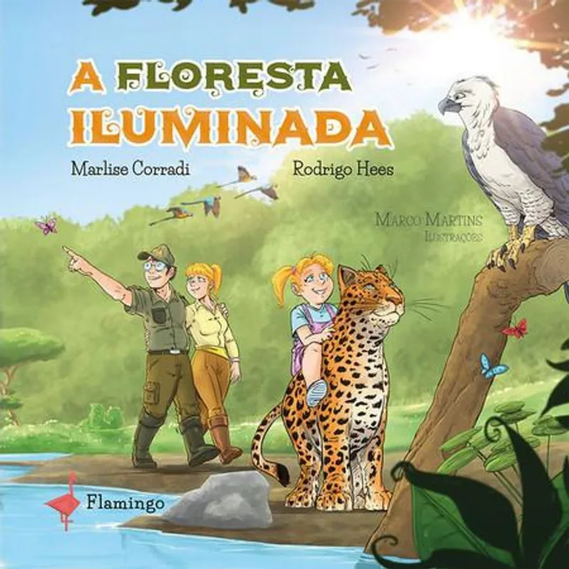 A floresta iluminada