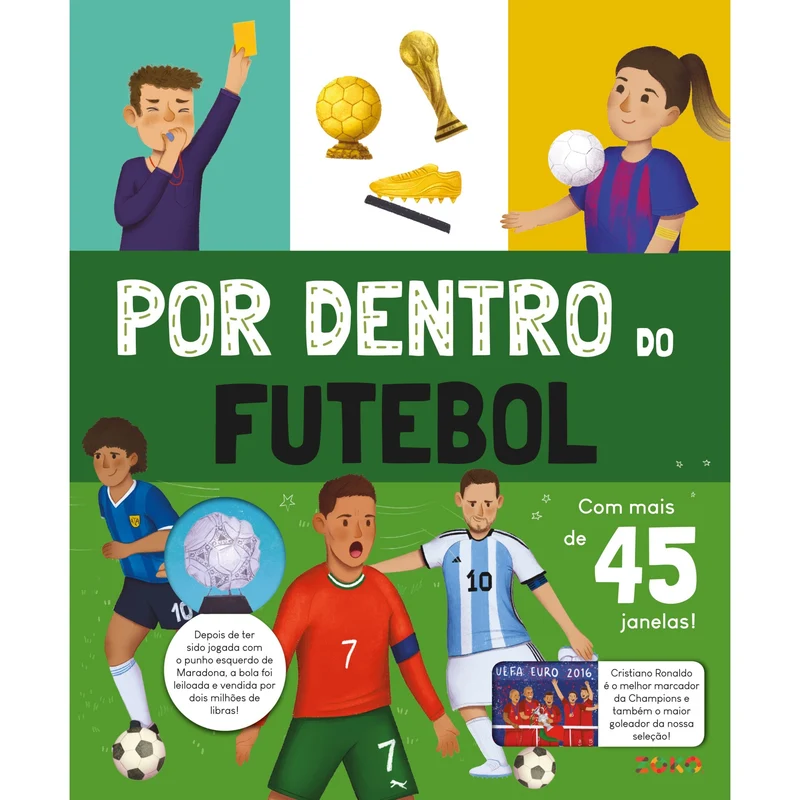 Por Dentro Do Futebol: Livro Com Janelas de Zero A Oito