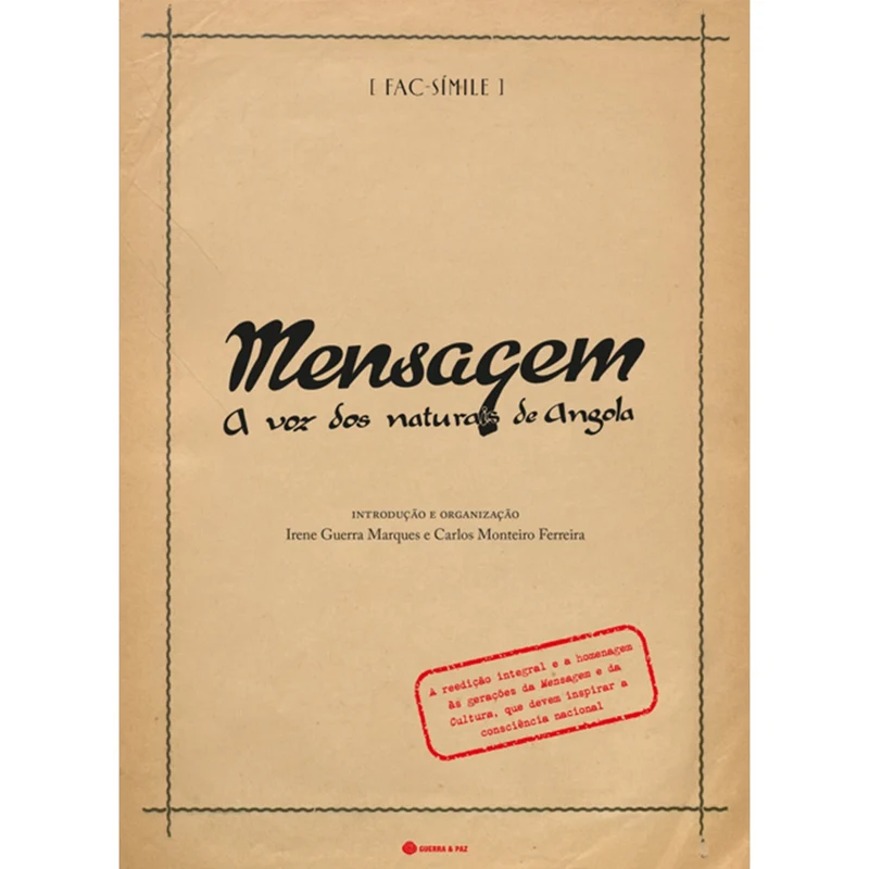Mensagem - A Voz Dos Naturais de Irene Guerra Marques, Carlos Ferreira