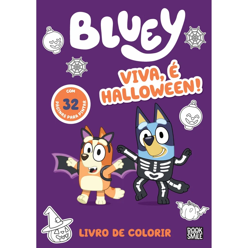 Bluey: Viva, É Halloween: Livro De Colorir de Bluey