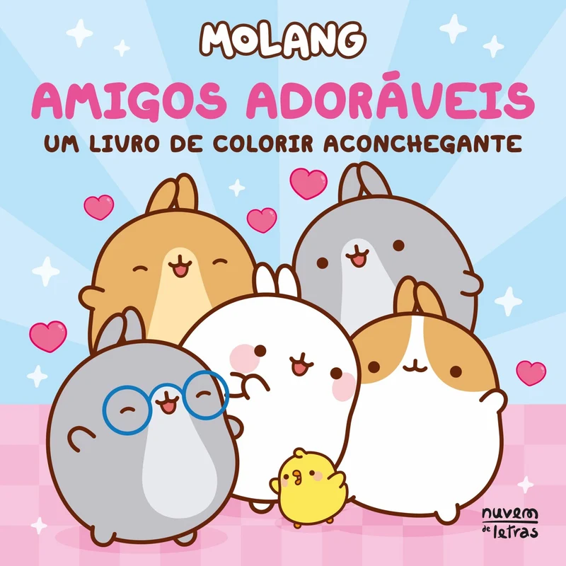 Molang: Amigos Adoráveis: Um Livro De Colorir Aconchegante de Molang