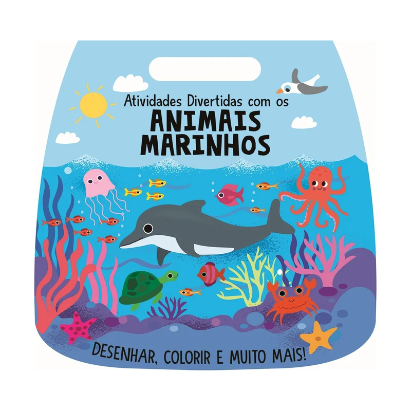 Atividades Divertidas Com Os Animais Marinhos de Stephanie Evans