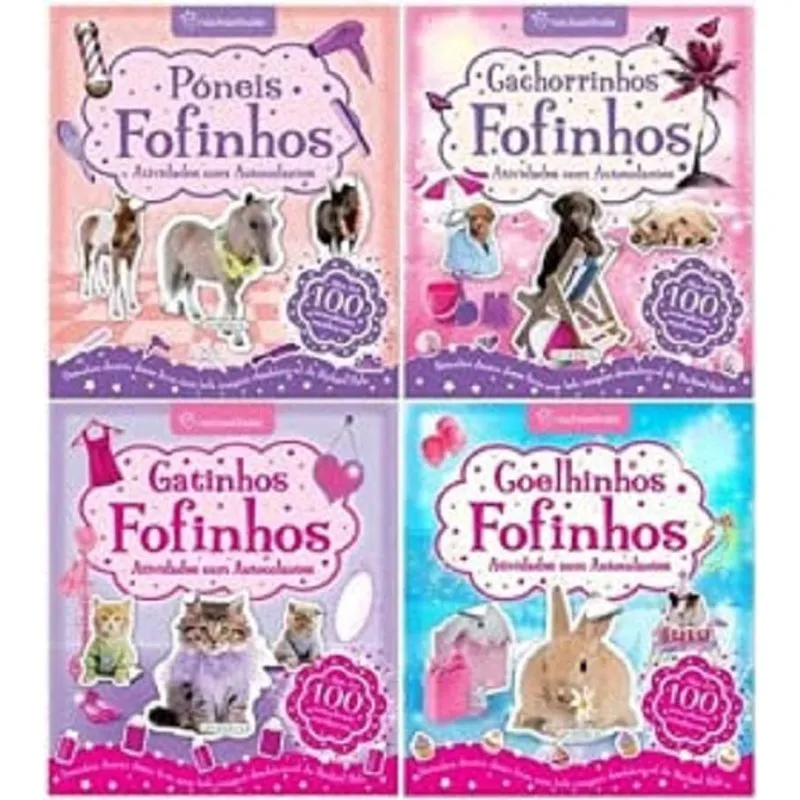 Animais fofinhos - atividades E autocolantes capas diversas