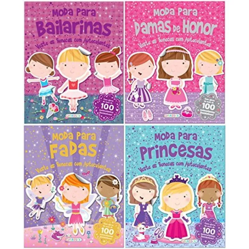 Moda para damas de honor - veste as bonecas com adesivos capas diversas