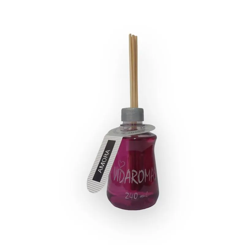 Difusor De Ambientes (varetas) Amora 240ml Vidaromas