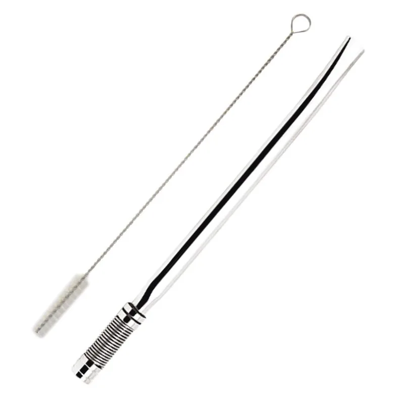 Kit 10 Bombas Tereré Com Mola Inox Personalizadas