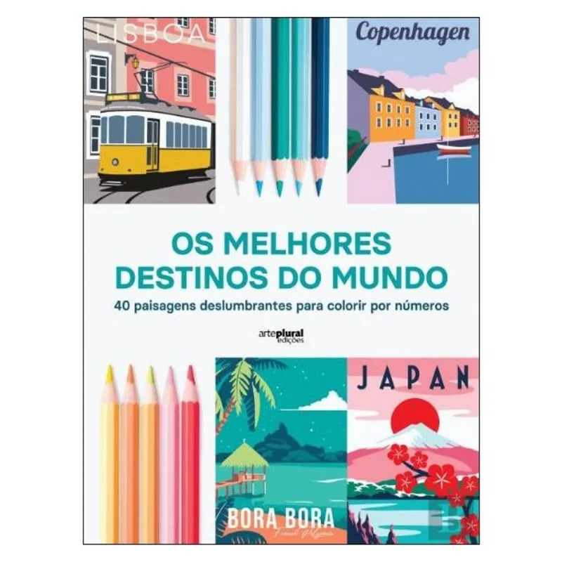OS MELHORES DESTINOS DO MUNDO PARA COLORIR