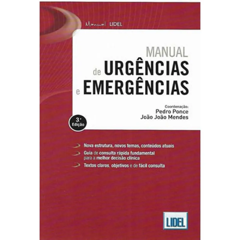 MANUAL DE URGÊNCIAS E EMERGÊNCIAS