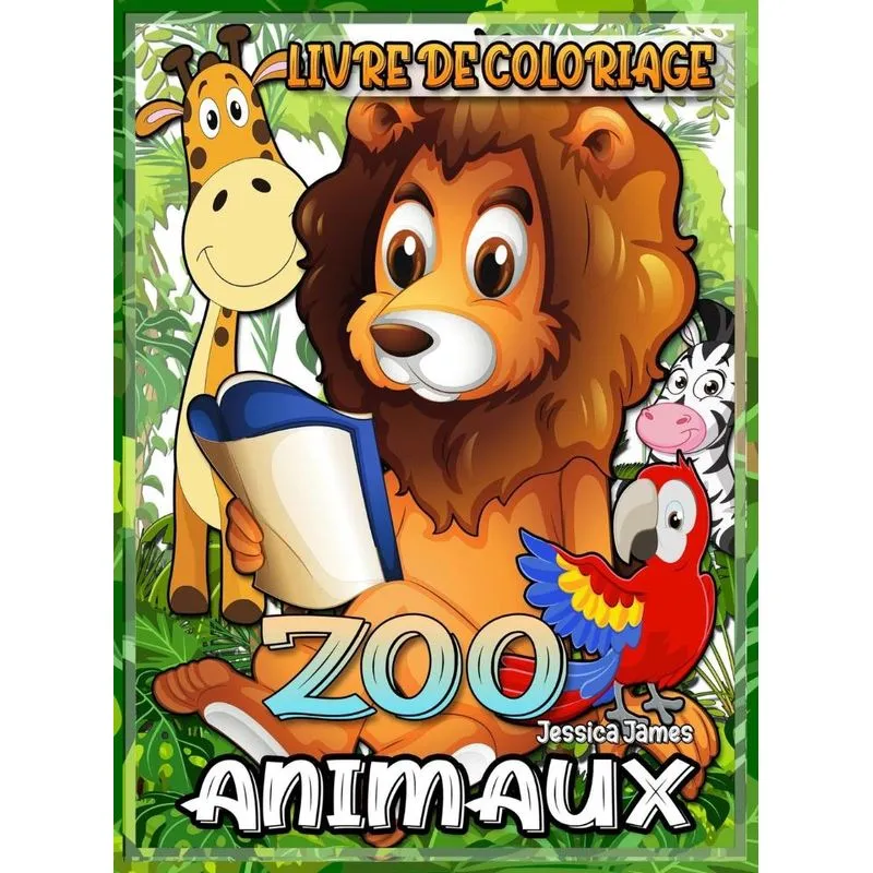 ZOO Animaux Livre de coloriage