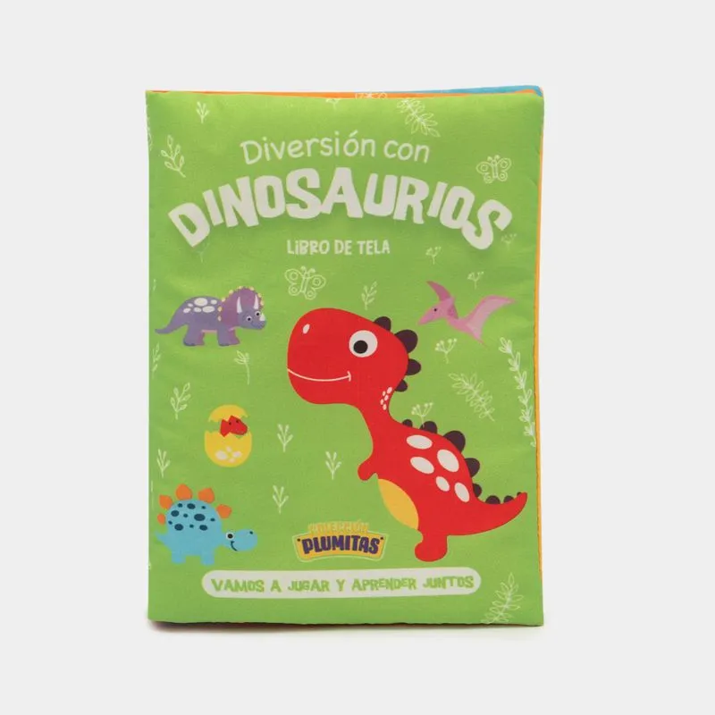 Libro tela: diversión con los dinosaurios