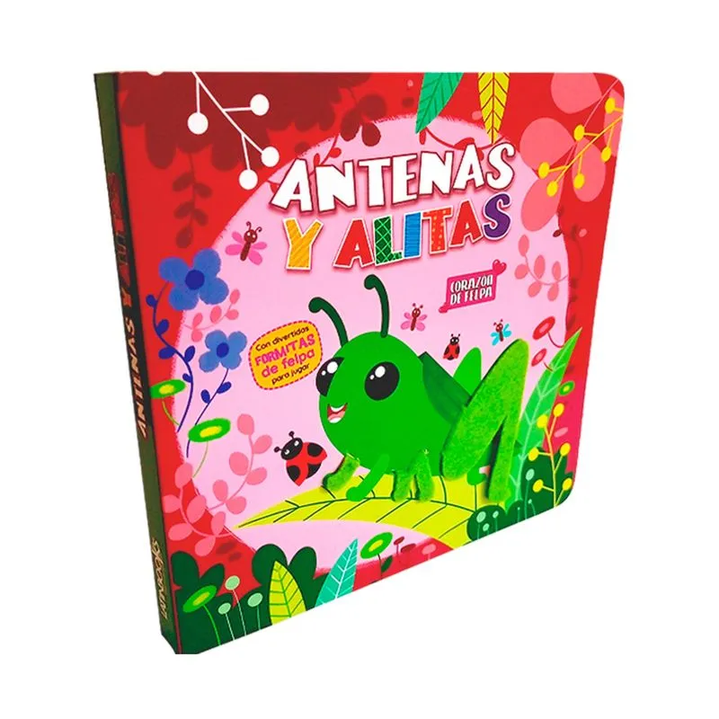 Corazón de felpa - antenas y alitas